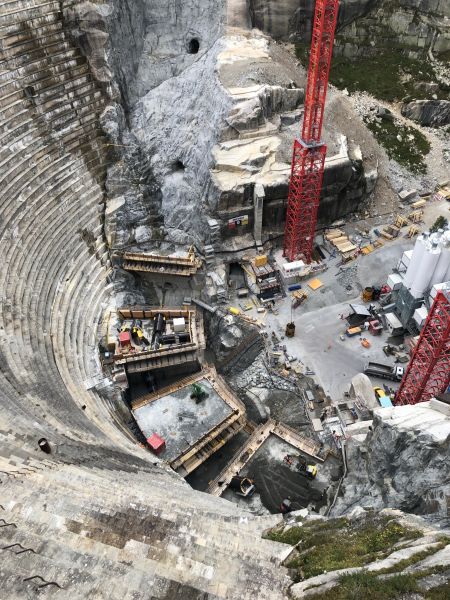 Bauwerk AG Kaderausflug zur Staumauer Spitallamm