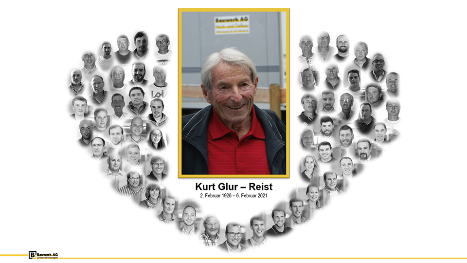 Bauwerk AG Hommage an Kurt Glur-Reist