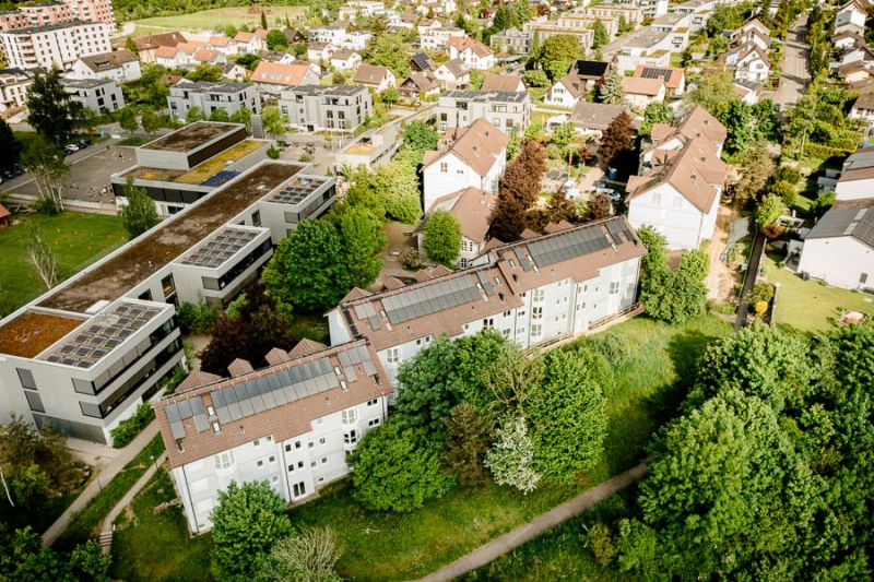 B-Solartec AG Winterthur Hündlerstrasse Fertigstellung